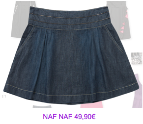 Minifalda Naf Naf 2010/2011
